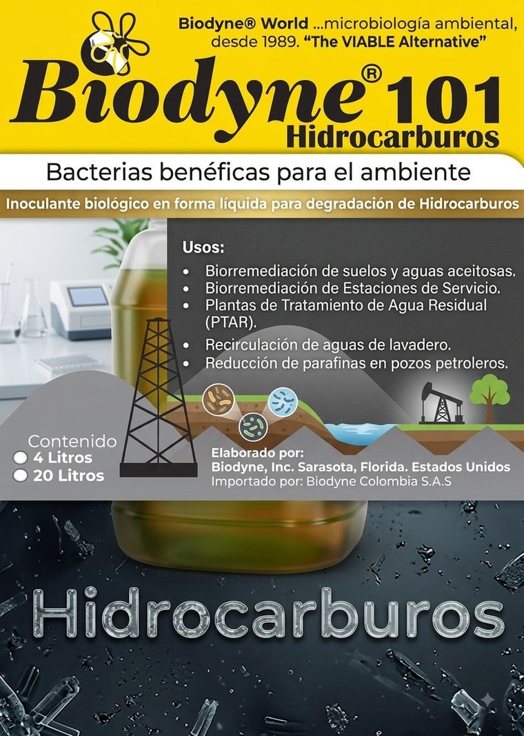 Ficha de producto Biodyne® 101 Hidrocarburos