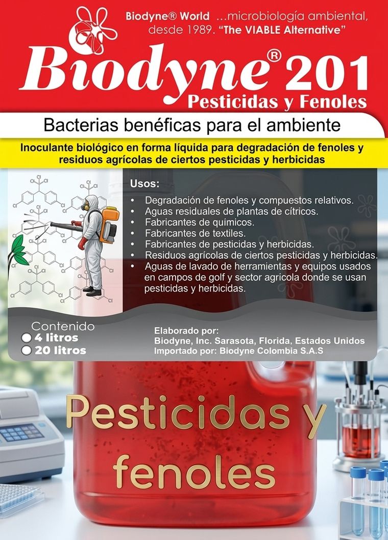 Ficha de producto Biodyne® 201 Pesticidas