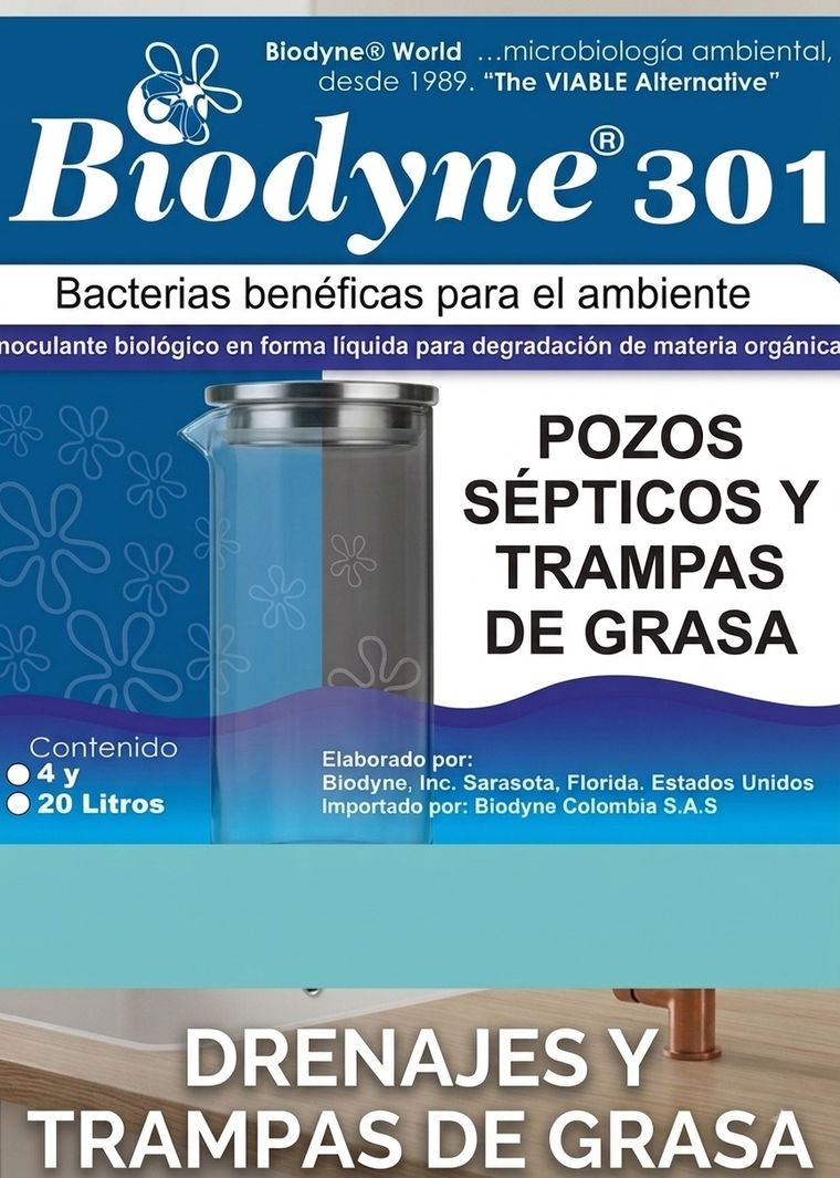 Ficha de producto Biodyne® 301 Trampas de Grasa